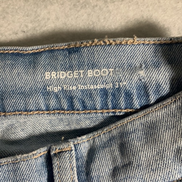 NWT DL1961 Acid Wash DL Vintage Bridget Boot. High Rise Instasculpt. Sz 27” - Picture 4 of 6